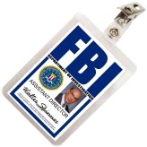 FBI ID Badge Prop for Walter Skinner Costume or Cosplay