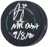 Jake Oettinger Dallas Stars Autographed Puck
