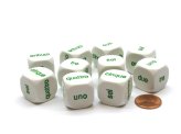 Italian Word Number Dice Set