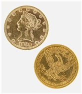 Golden Liberty Head Raw Coin