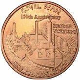 Vicksburg Commemorative Copper Round