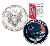 Chicago Bears Silver Eagle Coin