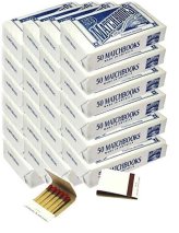 White Matchbook Set