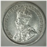 George V Canadian Silver 5c Coin from 1914