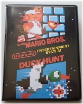 RetroGuard Game Storage: Premium Protective Case for NES Super Mario Bros & Duck Hunt Combo