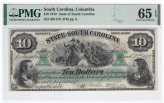 1872 South Carolina $10 Obsolete Note