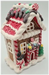 Festive Clay-dough Holiday Dwelling