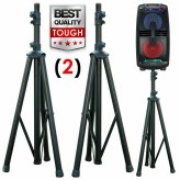 Pro Height-Adjustable Tripod Speaker Stands