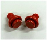Opaque Red Flipper Button Set for Bally Williams Pinball Machines