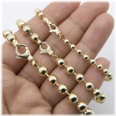 Golden Glow Beaded Bracelet