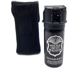 Magnum Defense Spray with Flip Top Stream and Nylon Holster