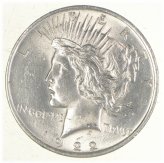 Harmony Silver Dollar - 1922 Philadelphia Mint - 90% Silver (Choice AU/UNC)
