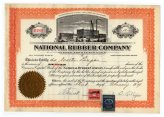 Rubber Revenue Stock Certificate