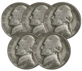 WWII Silver Nickels