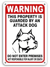 Canine Sentry Warning Plaque