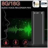 WhisperCapture - 96 Hour Mini Voice Recorder with 8GB Storage