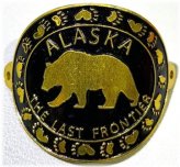 Last Frontier Bear Hiking Medallion