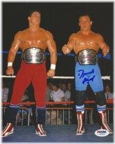 The British Bulldogs Autographed 8x10 Wrestling Photo with COA