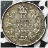 1902 Canadian Silver Dime