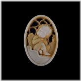 Seraphim Etched Stone Figurine