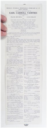 Vintage Earl Carroll Vanities Program - 9th Edition