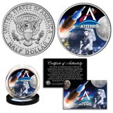ARTEMIS NASA Space Moon Program Kennedy Half Dollar
