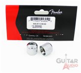 Chrome Dome Knobs for Fender Guitars and Basses