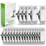 IllumaSwitch White Decorative Rocker Switch Pack