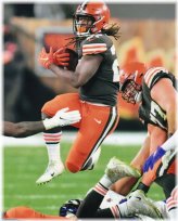 Kareem Hunt Autographed Cleveland Browns 8x10 Photo
