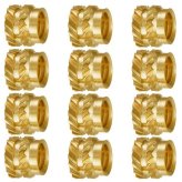 Brass Knurled Heat-Set Inserts (Pack of 100)