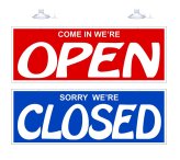 Storefront Dual-Sided Open/Closed Sign