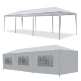 Garden Oasis Canopy Tent with Walls - White, 10'x30