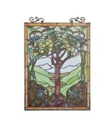 Tree of Life Art Glass Panel