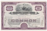 Philadelphia Power Holdings Certificate