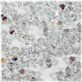 Crystal Glitter Coated Bead Collection