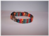 Sunset Aztec Dog Collar by Wet Nose Designs