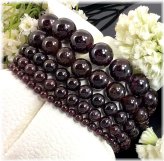 Garnet Gemstone Stretch Bracelet Collection