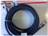 LMR400UF Antenna Patch Coax Cable with PL-259 Straight Angle Connector