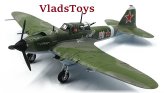 Soviet Air Force Ilyushin Il-2 Sturmovik Diecast Model - Vasily Emelyanenko 7.GvShAP 14629LB