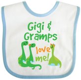 Dino Love Family Bib Set