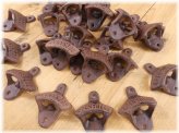 Rustic Cast Iron Wall Mounted Bottle Opener