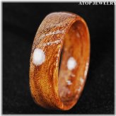 Koa Wood Domed Ring