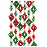 Festive Glitter Beaded Garland