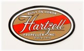 Vintage Hartzell Propeller Decal