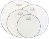 Coated Tom Pack with Four Remo Emperor Drums in Various Sizes