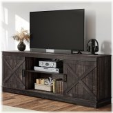 Rustic Barn Door Media Console