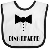 Ringbearer Tuxedo Bib Set