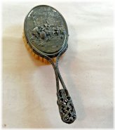 Silverplate Danish Child's Hairbrush