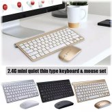 AquaKeys Wireless Keyboard and Mouse Combo for Mac and PC