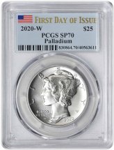 Palladium Eagle First Day of Issue